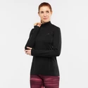 Dames T-shirt Salomon  Comet Seamless HZ Black/Ebony