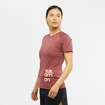 Dames T-shirt Salomon  Cross Run Graphic Tee Cabernet