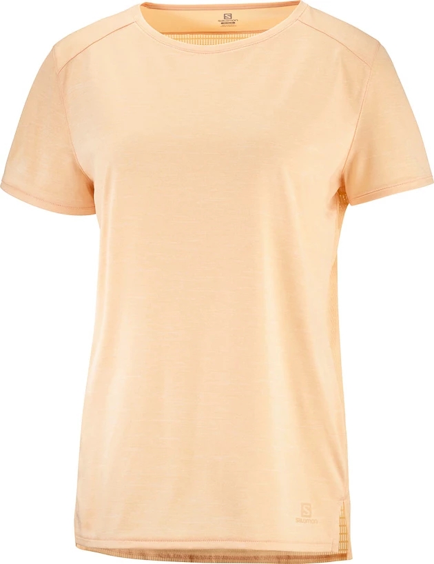 Dames T-shirt Salomon  Outline Summer SS Tee Apricot Ice