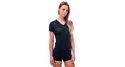 Dames T-shirt Sensor Coolmax Air Deep Blue