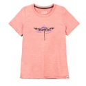 Dames T-shirt Smartwool Merino Sport 150 Dragonfly Summit Short Sleeve Light Mahogany