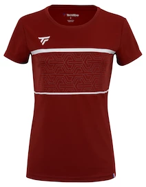 Dames T-shirt Tecnifibre Club Tech Tee Cardinal