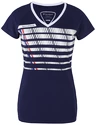 Dames T-shirt Tecnifibre Lady F2 Navy/White