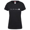 Dames T-shirt The North Face S/S NeverStopExploring Tee Black/White