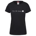 Dames T-shirt The North Face  S/S NeverStopExploring Tee Black/White