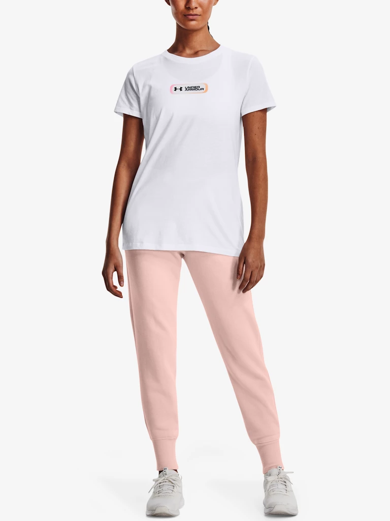 Dames T-shirt Under Armour  GRADIENT PILL SS-WHT