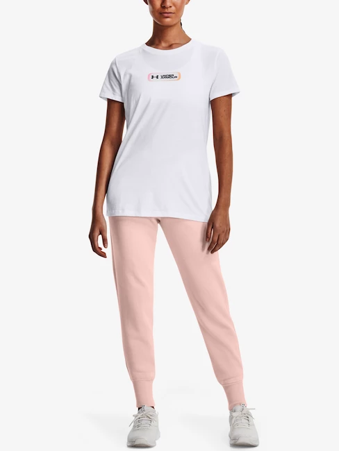 Dames T-shirt Under Armour  GRADIENT PILL SS-WHT