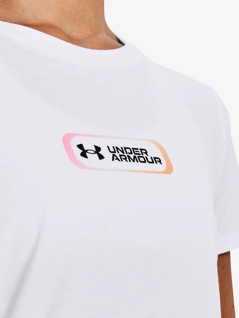 Dames T-shirt Under Armour  GRADIENT PILL SS-WHT
