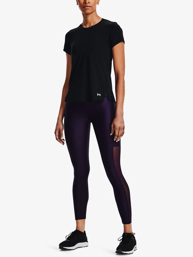 Dames T-shirt Under Armour  IsoChill Run Laser Tee-BLK S