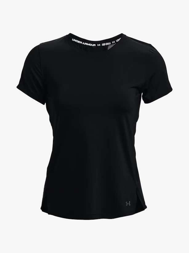 Dames T-shirt Under Armour  IsoChill Run Laser Tee-BLK S