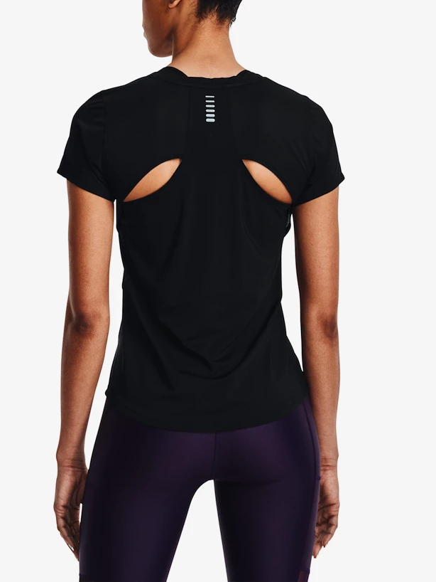 Dames T-shirt Under Armour  IsoChill Run Laser Tee-BLK S