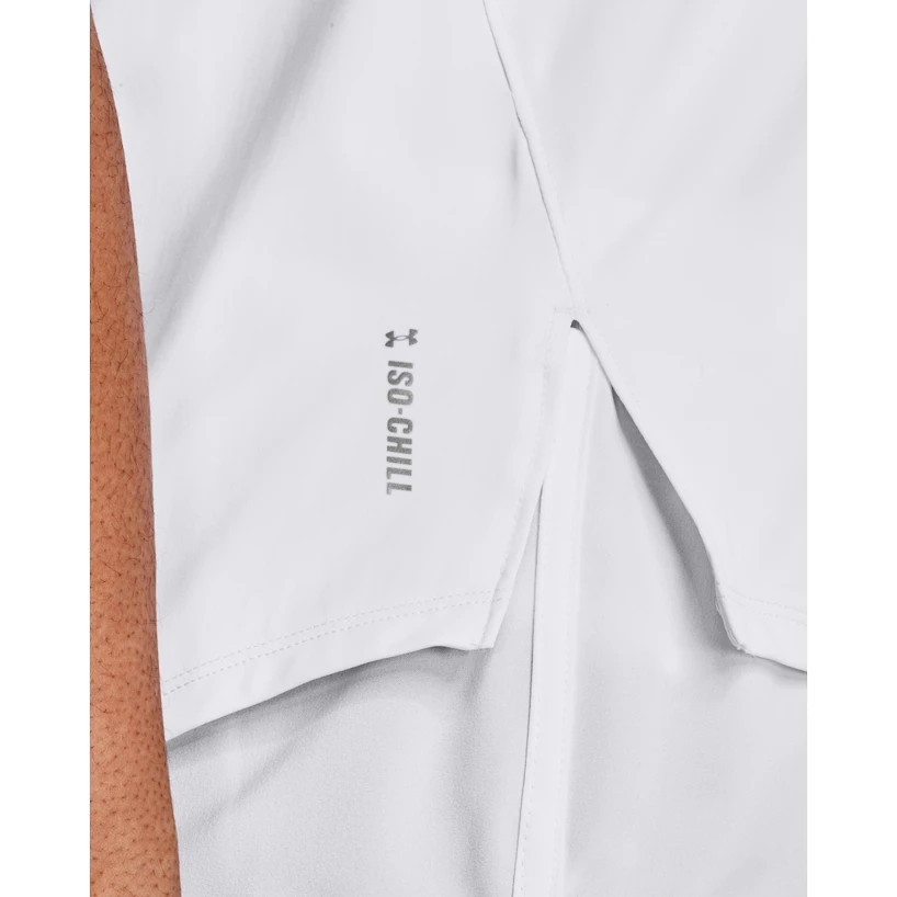 Dames T-shirt Under Armour   IsoChill Run Laser Tee-WHT