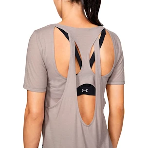 Dames T-shirt Under Armour  Perpetual SS Grey XS