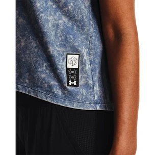 Dames T-shirt Under Armour  Run Anywhere Short Sleeve-BLU