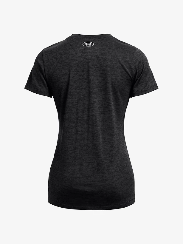 Dames T-shirt Under Armour  Tech Twist LC Crest SSV-BLK XS