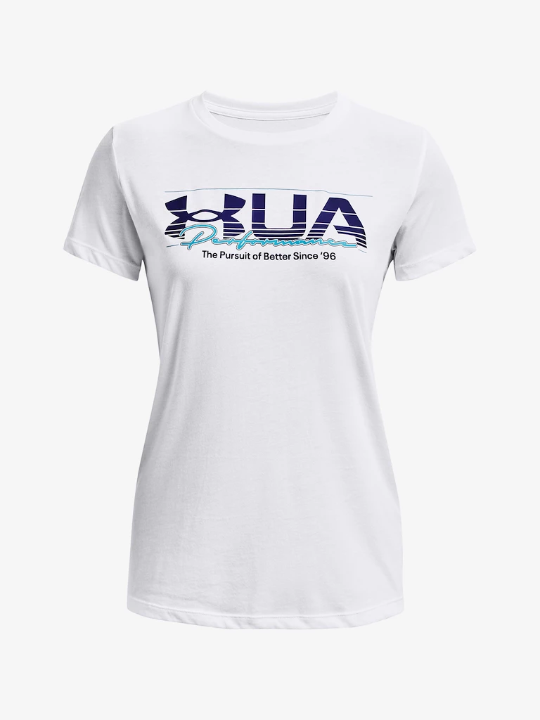 Dames T-shirt Under Armour  VINTAGE PERFORMANCE SS-WHT