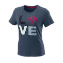 Dames T-shirt Wilson Love Earth Tech Tee W China Blue M