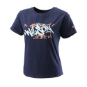 Dames T-shirt Wilson  Paris Hope Tech Tee Peacoat