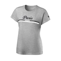 Dames T-shirt Wilson Paris Tech Tee 2021 Grey