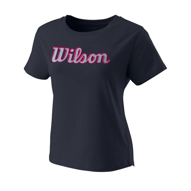 Dames T-shirt Wilson  Script Eco Cotton Tee W India Ink  M