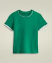 Dames T-shirt Wilson  W Team Seamless Tee Courtside Green