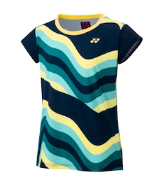 Dames T-shirt Yonex Women's Crew Neck Shirt 20755 Indigo Marine