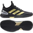 Dames tennisschoenen adidas  Adizero Ubersonic 4 Carbon/Gold Met