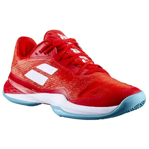 Dames tennisschoenen Babolat Jet Mach 3 AC Women Fiesta Red