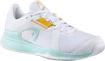 Dames tennisschoenen Head Sprint Team 3.5 Clay White/Aqua