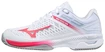 Dames tennisschoenen Mizuno  Wave Exceed 4 Tour CC White/Rose Red