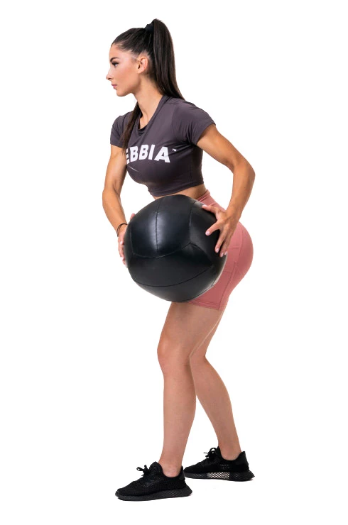 Dames top Nebbia Hero Sporty Hero crop top marron XS