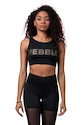 Dames top Nebbia Intense Gold Mesh Mini Top 830 black S