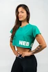 Dames top Nebbia POWERHOUSE Oversized Crop Top 279 green