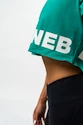 Dames top Nebbia POWERHOUSE Oversized Crop Top 279 green