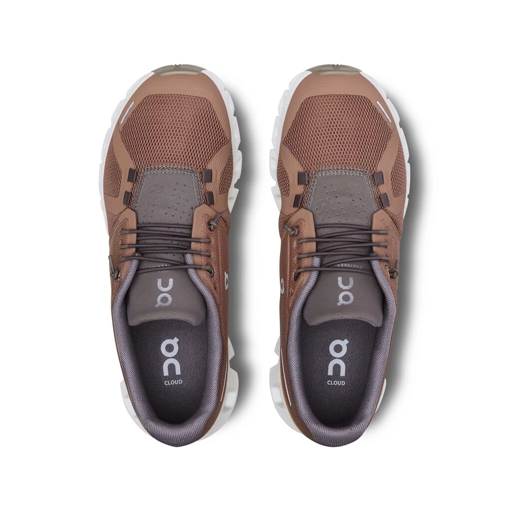 Dames vrijetijdsschoenen On Cloud 5 Rosebrown/Fog