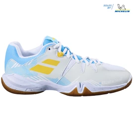 Dames zaalschoenen Babolat Shadow Spirit Women White/Light Blue