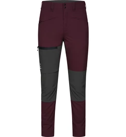 Damesbroek Haglöfs Lite Slim Dark Red/Grey