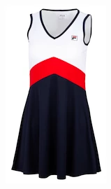 Damesjurk Fila Dress Gloria White/Navy