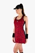 Damesjurk Hydrogen  Panther Tech Dress Black/Red