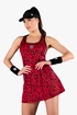 Damesjurk Hydrogen  Panther Tech Dress Black/Red