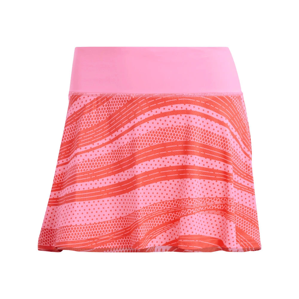 Damesrok adidas  Club Graphic Skirt Lucid Pink