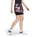 Damesrok adidas  Melbourne Tennis Skirt Multicolor/Black