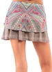 Damesrok Lucky in Love  Desert Vibes Ruche Skirt