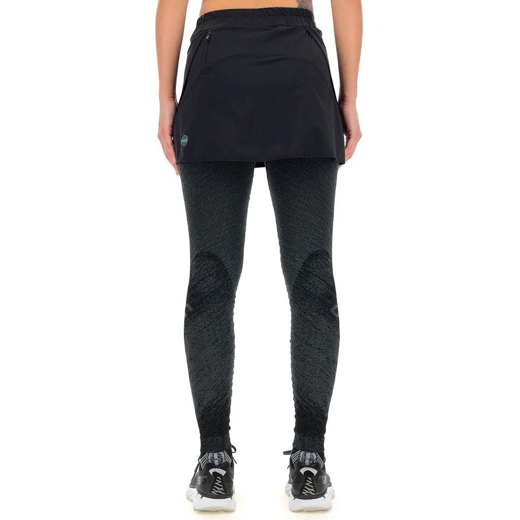 Damesrok UYN  Running Exceleration Skirt 2in1 Black