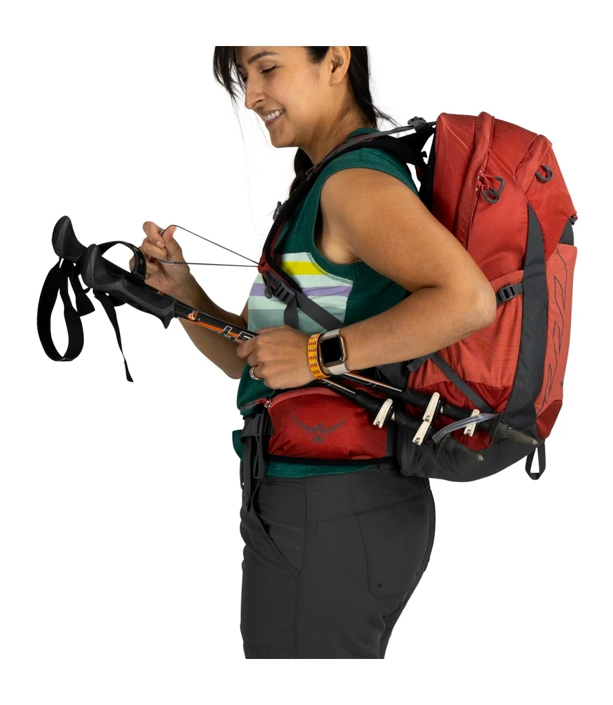 Damesrugzak OSPREY Tempest 22 red pampas/coal grey