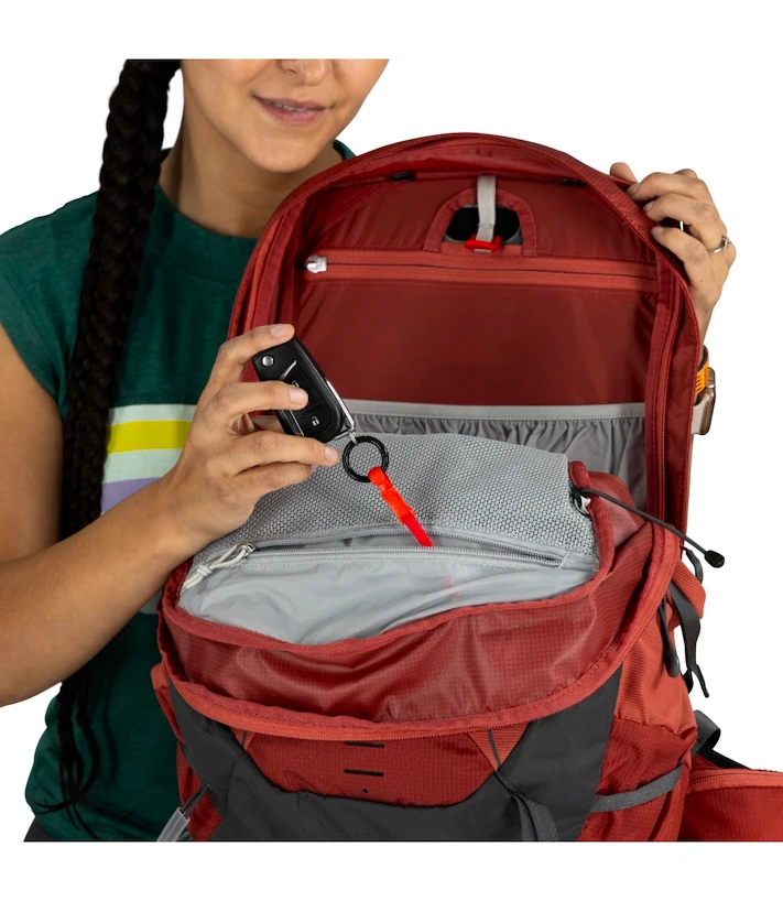 Damesrugzak OSPREY Tempest 22 red pampas/coal grey