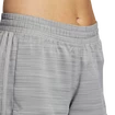 Damesshort adidas  Pacer 3-Stripes Woven Heather Shorts Mgh Solid Grey