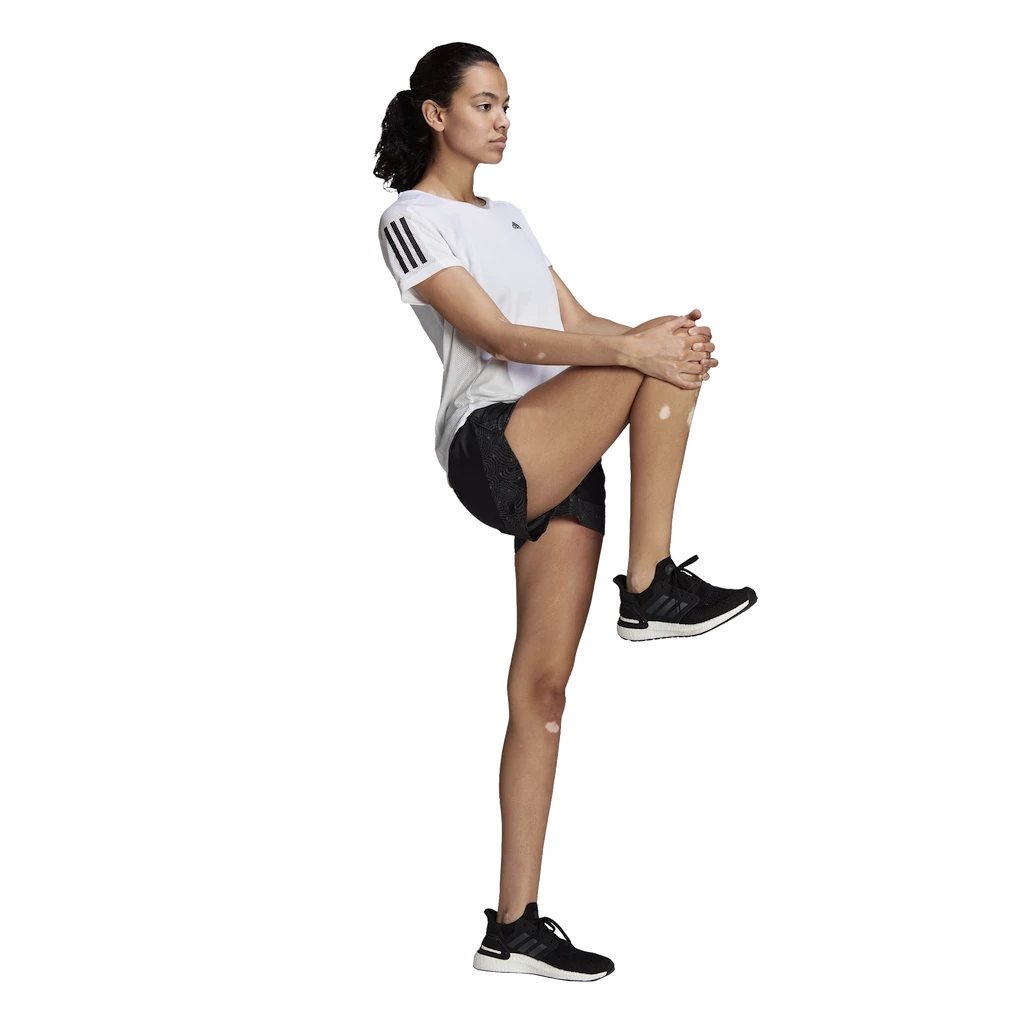 Damesshort adidas  Run Fast Radically Reflective Running Black