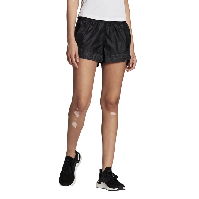 Damesshort adidas  Run Fast Radically Reflective Running Black