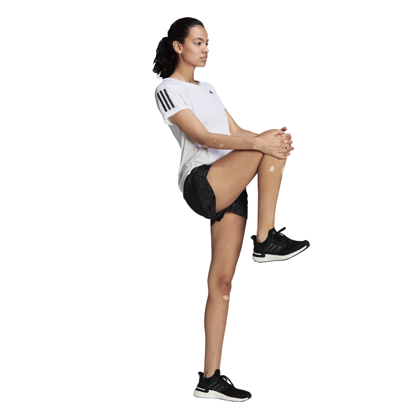 Damesshort adidas  Run Fast Radically Reflective Running Black